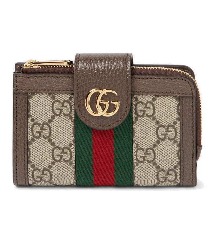 Photo: Gucci Ophidia leather-trimmed card case