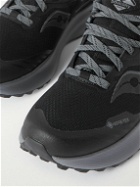 Saucony - Ride 15 Rubber-Trimmed GORE-TEX® Mesh Trail Sneakers - Black