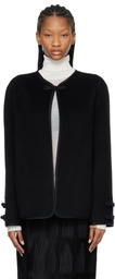 Róhe Black Double-Faced Pankou Jacket