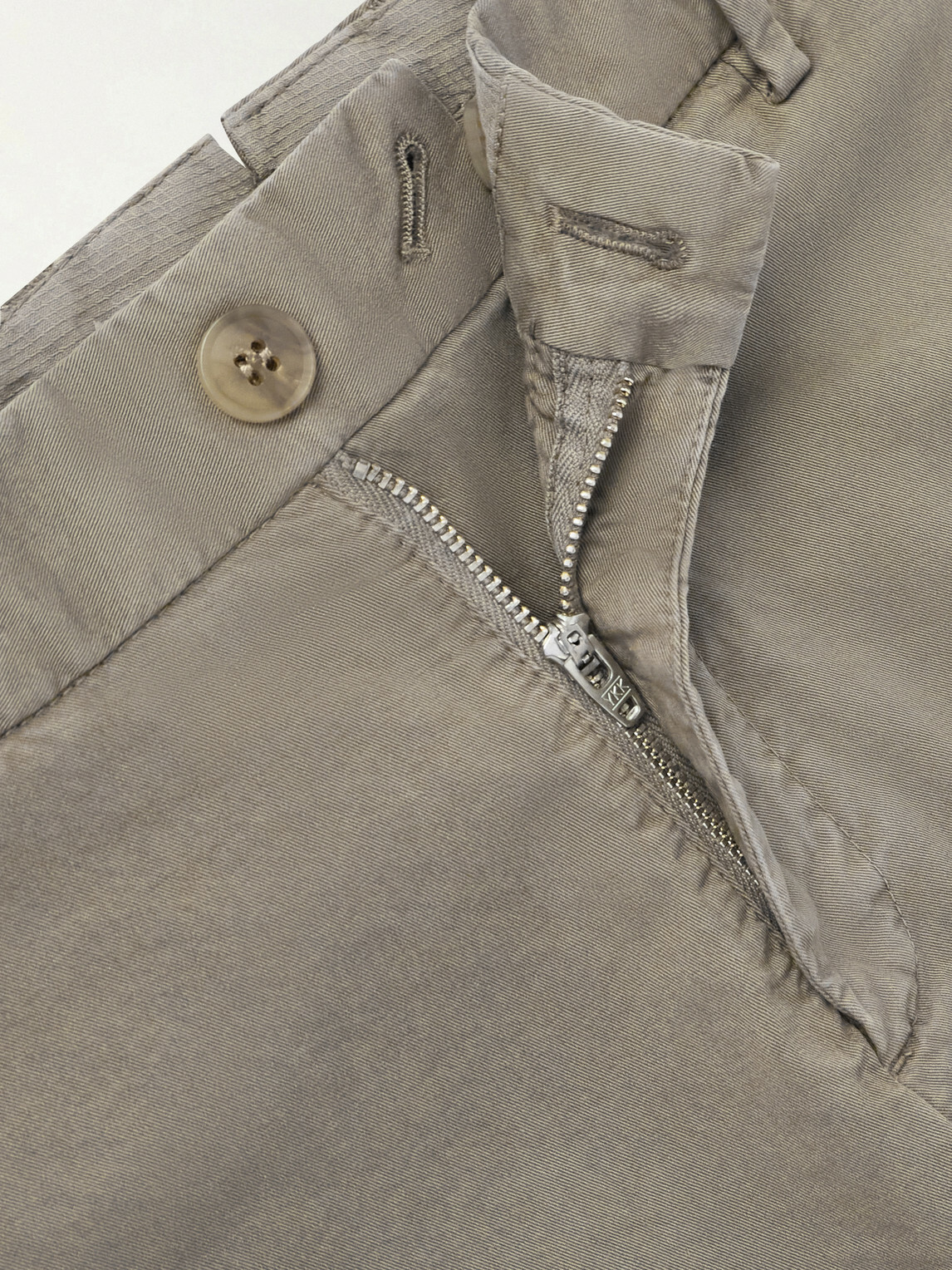 Sunspel - Straight-Leg Garment-Dyed Cotton-Blend Twill Chinos - Brown