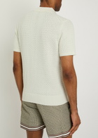 Che Santino Cotton-knit Polo Shirt Ecru