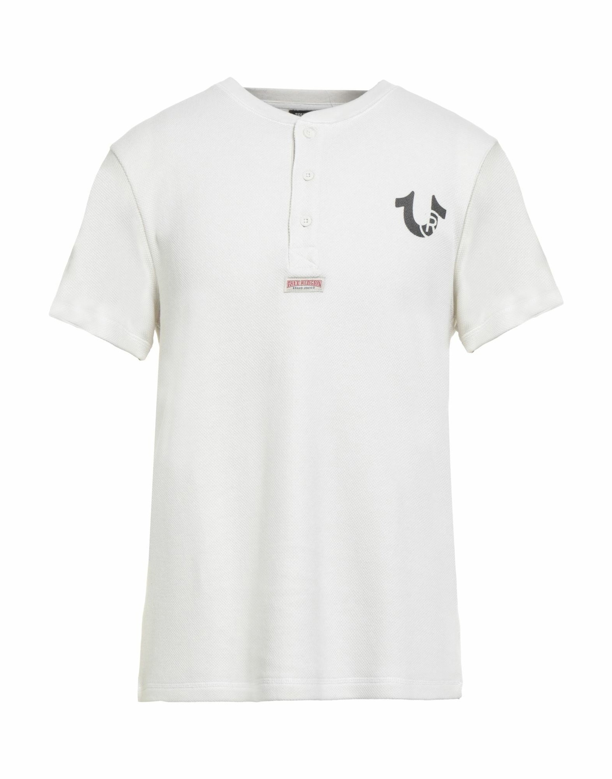 True Religion Mens T-shirt in Off white