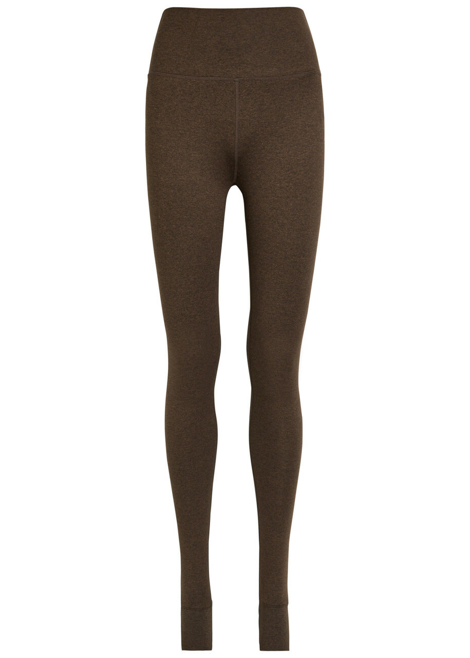 Varley Always Warm Stretch-jersey Leggings Dark Brown