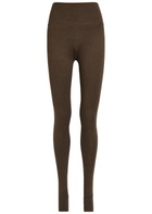 Varley Always Warm Stretch-jersey Leggings Dark Brown