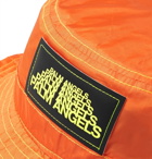 Palm Angels - Logo-Appliquéd Shell Bucket Hat - Orange