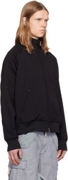 MASTERMIND WORLD Black Jersey Bomber Jacket
