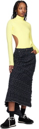 Marc Jacobs Black 'The Monogram' Midi Skirt