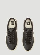 Campo Leather Sneakers in Black