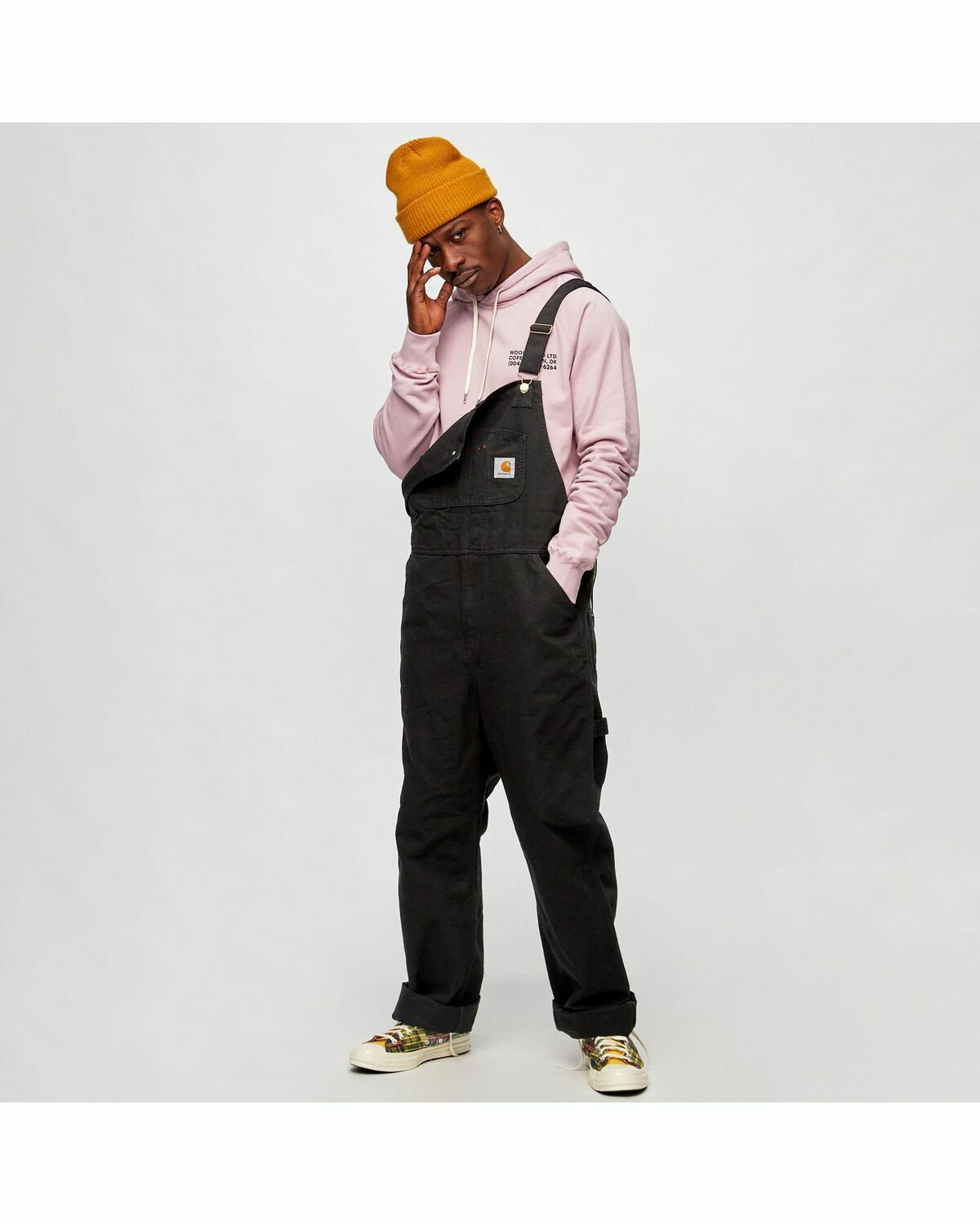 Carhartt WIP Bib Overall Black Mens Casual Pant