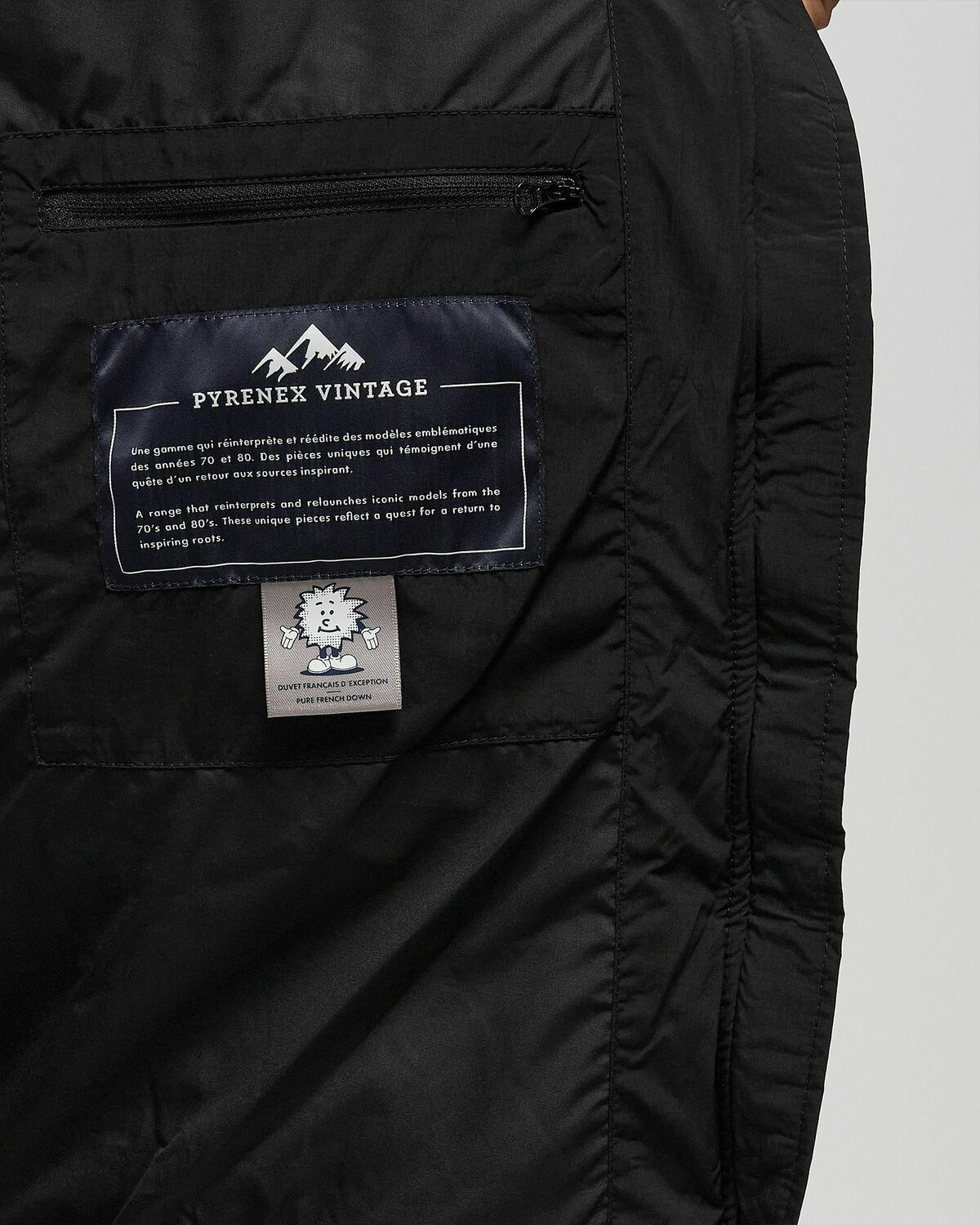 PYRENEX RETRO STEN JACKET Black Mens Down & Puffer Jacket