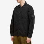C.P. Company Men's Ottoman Workwear Shirt in Black