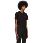 Alexander McQueen Black Mercerized Logo T-Shirt