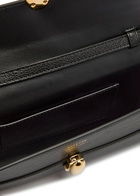 Savette Symmetry Mini Grained Leather Clutch - Black - One Size