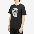 Alexander McQueen Men's Responsible Skull Print T-Shirt in Black