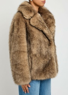 Stand Studio Valentina Faux fur Jacket Brown