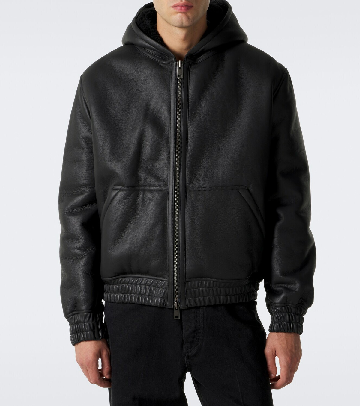 Arma Malen hooded leather jacket