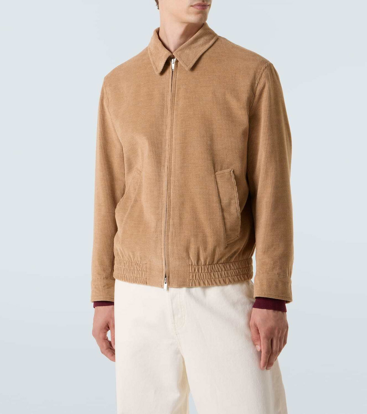 Lardini Cotton and alpaca corduroy jacket