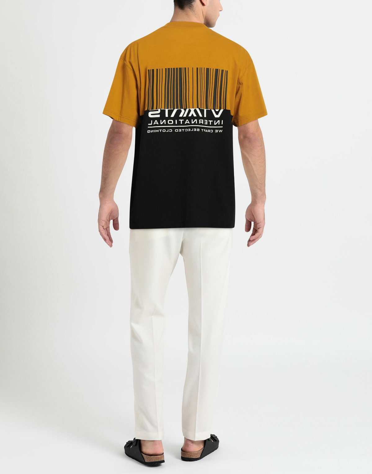 Vtmnts Mens T-shirt Mustard