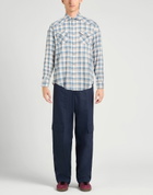 Eleventy Mens Shirt Slate in Blue