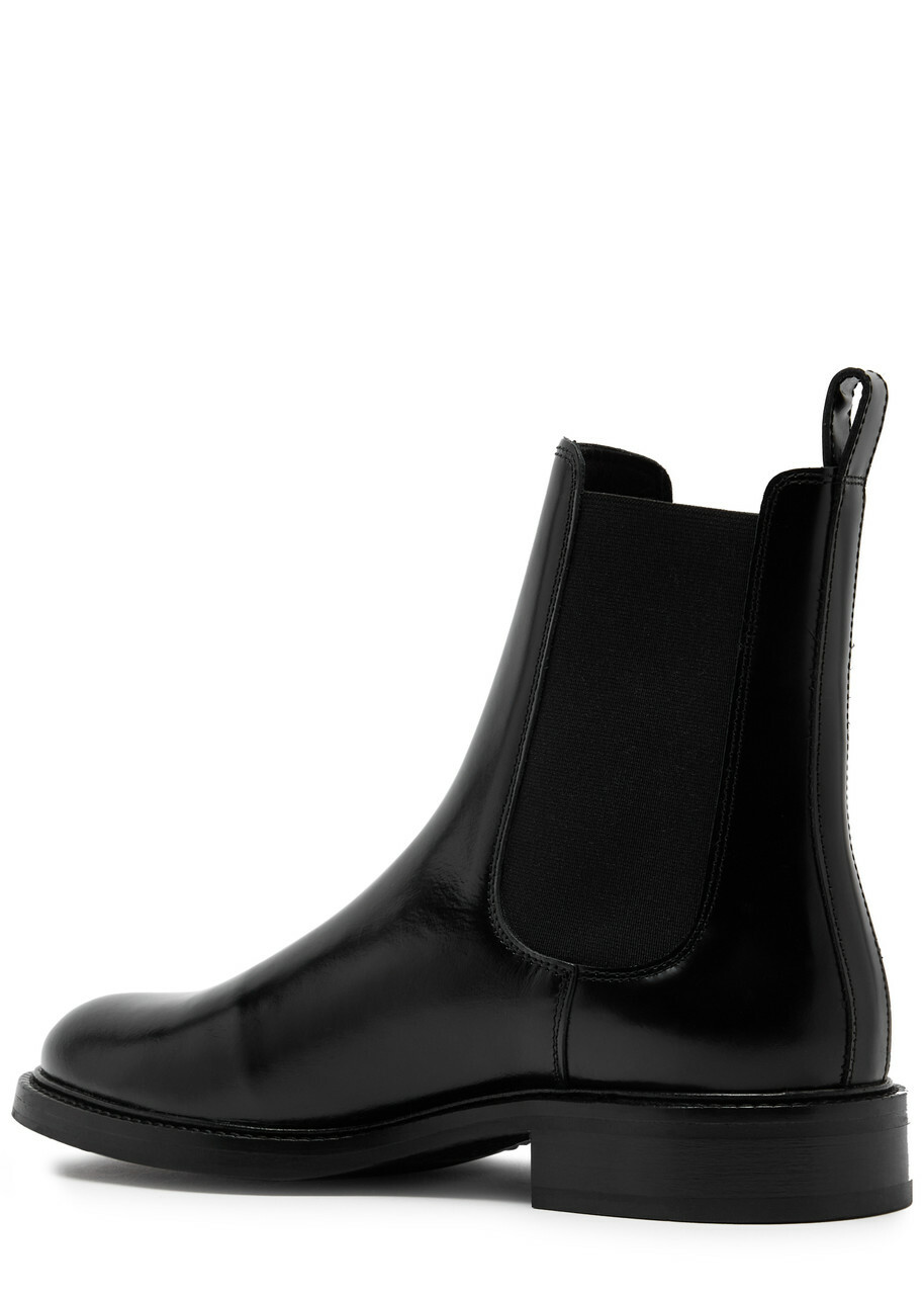 Alohas Lanz Leather Chelsea Boots Black