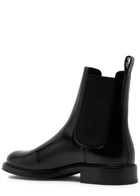 Alohas Lanz Leather Chelsea Boots Black