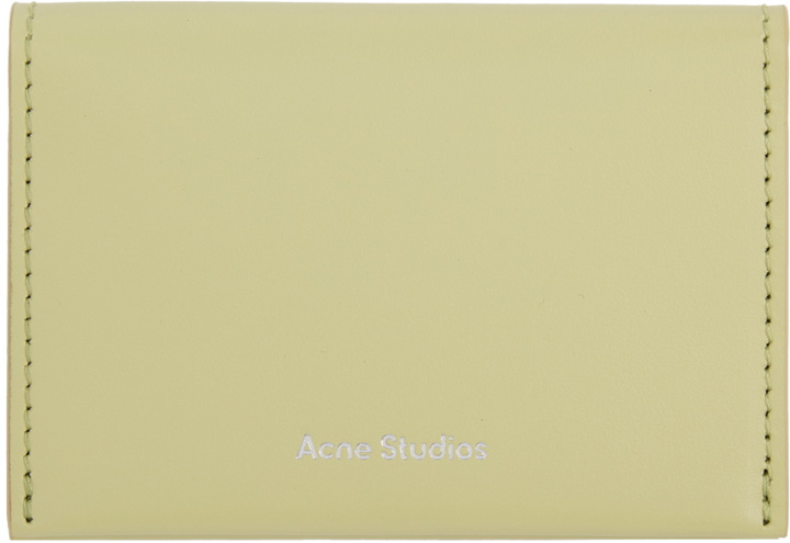 Photo: Acne Studios Green Folded Card Holder