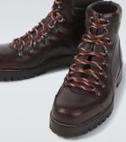Manolo Blahnik Leather hiking boots