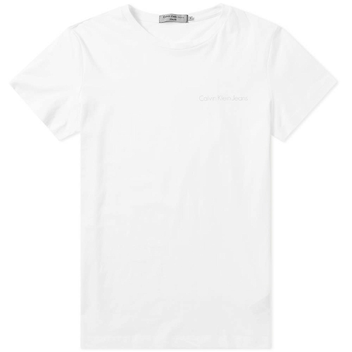 Photo: Calvin Klein Text Logo Tee White