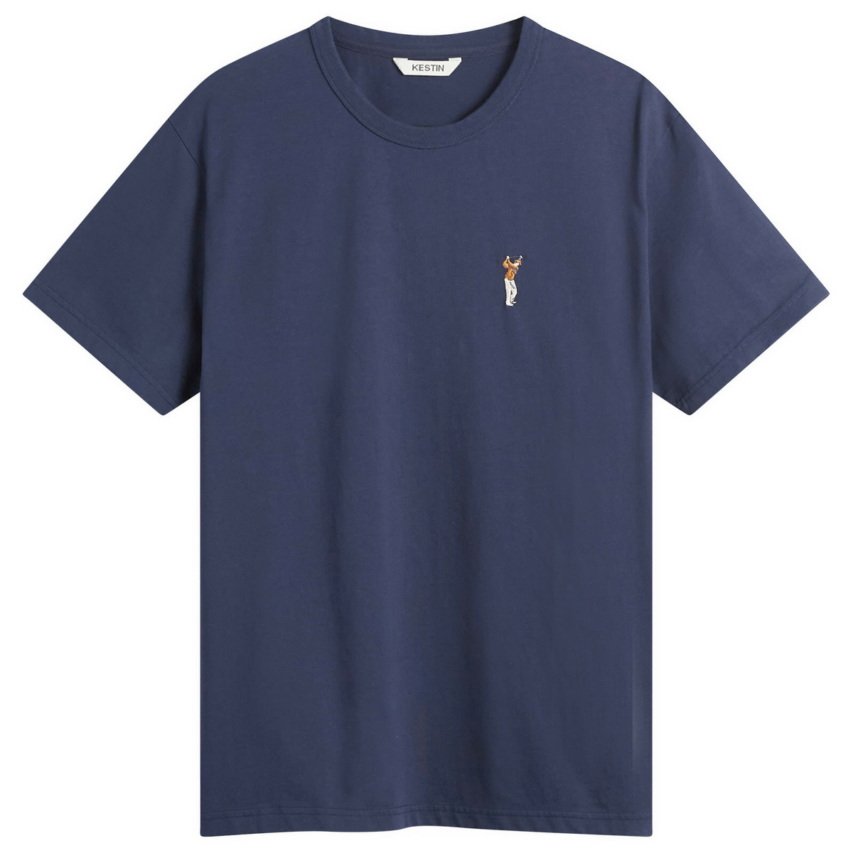 Kestin Men's Golf Embroidery Cargill T-Shirt in Dark Navy
