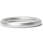 Le Gramme - Le 5 Brushed Sterling Silver Ring - Silver
