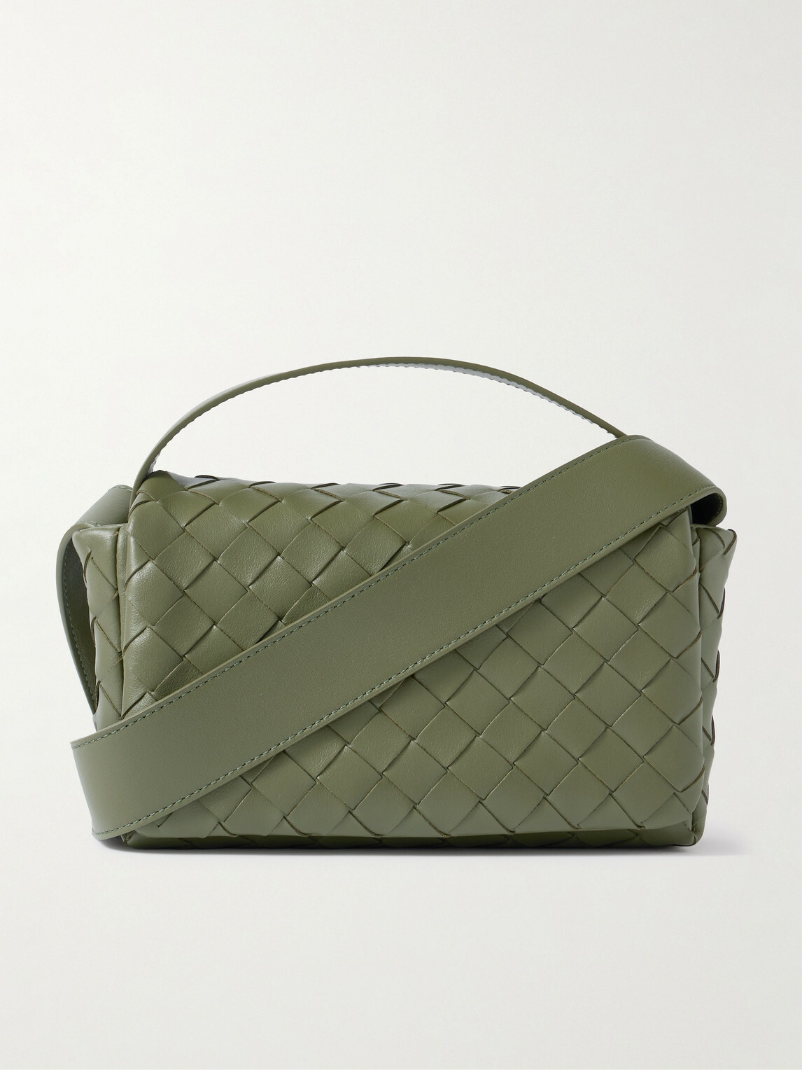 Bottega Veneta - Intrecciato Leather Messenger Bag