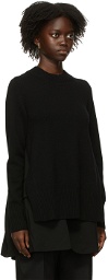 Sacai Black Suiting Mix Sweater