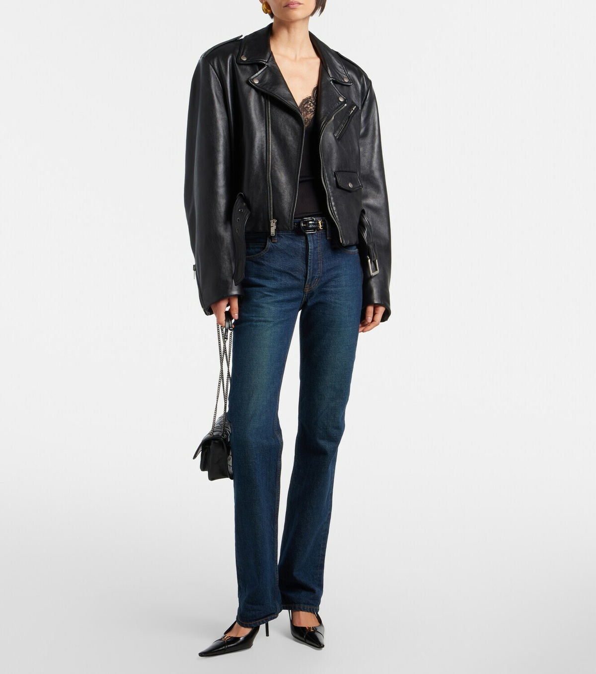 Saint Laurent Niki Mini leather shoulder bag