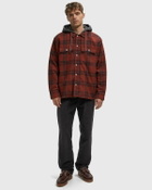 Levis FRANCISCO SHERPA FLANNEL Red Mens Overshirt