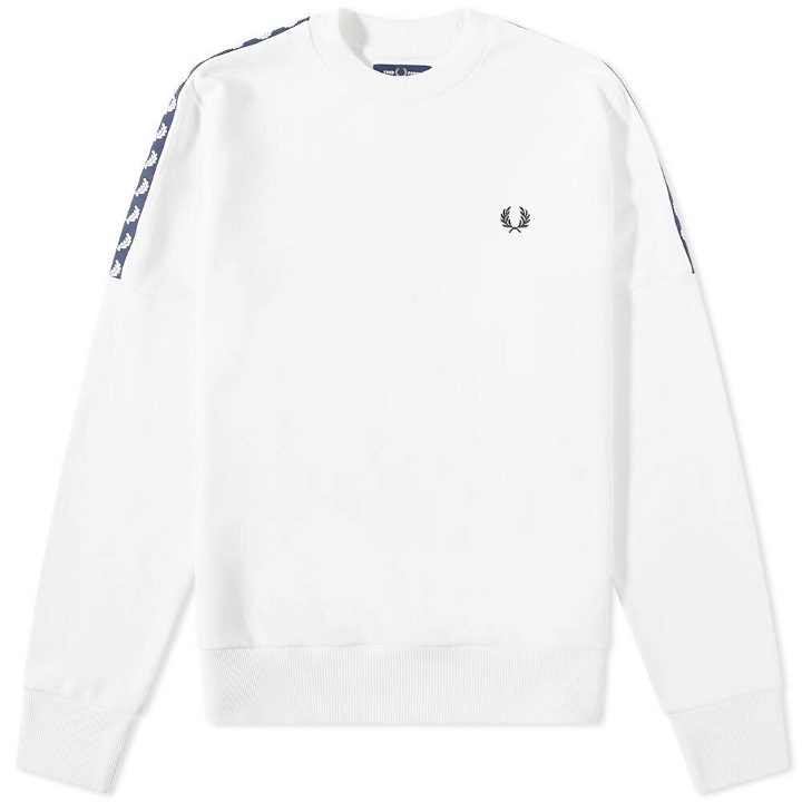 Photo: Fred Perry Panelled Taped Crew Neck Sweat