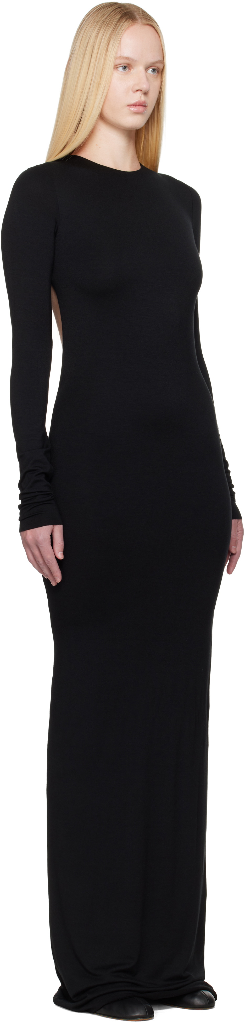 ÉTERNE Black Stella Maxi Dress