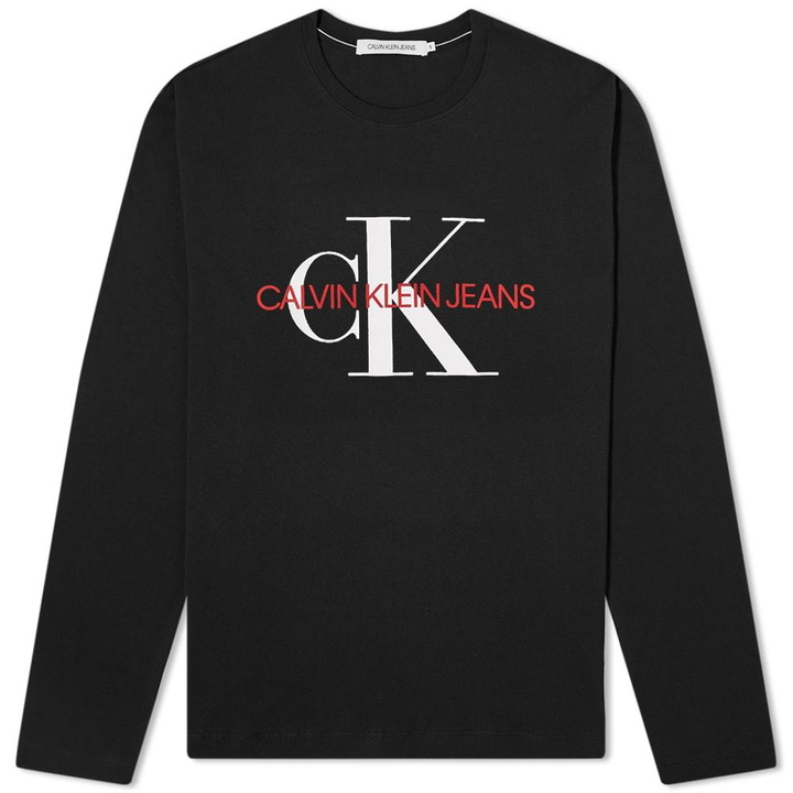 Photo: Calvin Klein Long Sleeve Monogram Tee