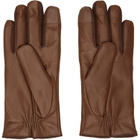 Handsome Stockholm SSENSE Exclusive Brown Essentials Gloves