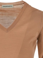 Goes Botanical V Neck Sweater