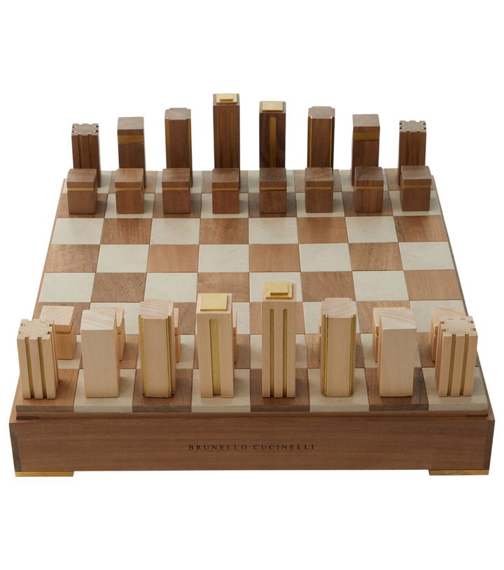 Photo: Brunello Cucinelli Walnut board game