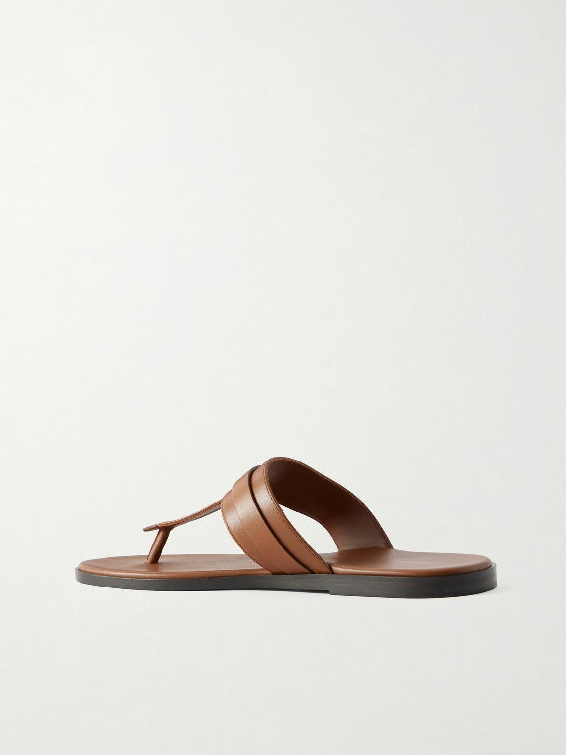 TOM FORD - Brighton Leather Sandals - Brown