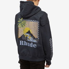 Rhude Men's Moonlight Tropics Hoody in Vtg Black