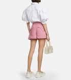 Simone Rocha - Checked cotton shorts