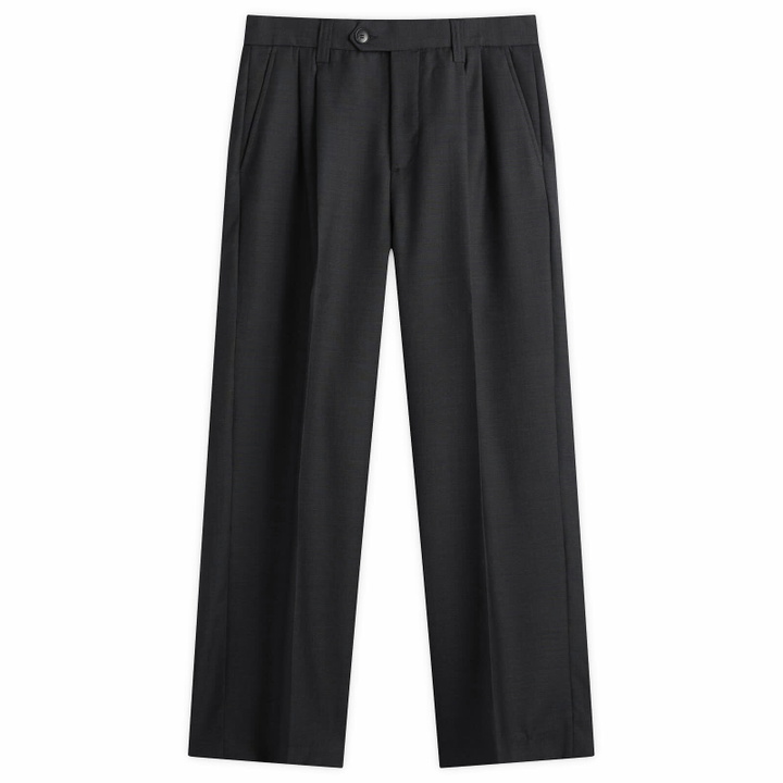 Photo: mfpen Men's Grain Classic Trousers in Dark Grey