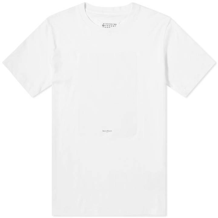 Photo: Maison Margiela 10 Leave a Message Tee White