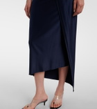 Rabanne Draped jersey maxi dress