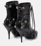 Balenciaga - Cagole leather ankle boots