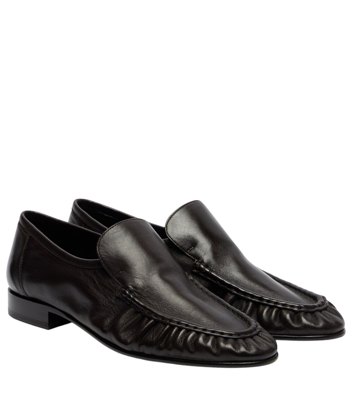 The Row Navy Mensy Loafers The Row