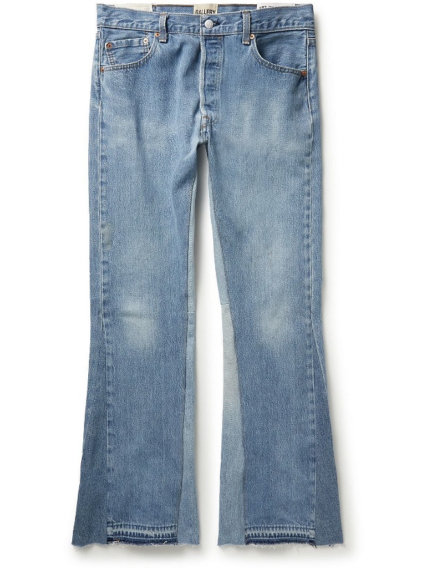 Photo: Gallery Dept. - 90210 La Flare Slim-Fit Frayed Jeans - Blue