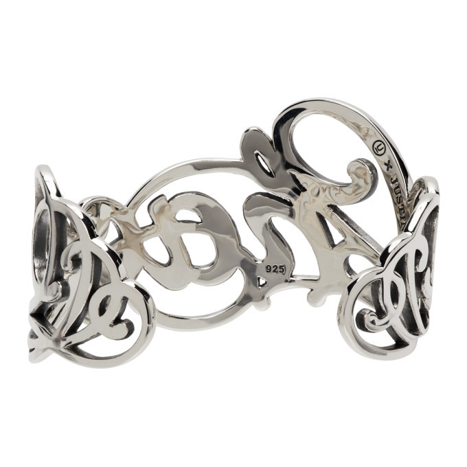 Undercover Silver Justin Davis Edition Chaos Cuff Bracelet